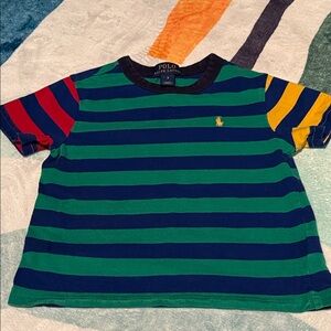 Polo by Ralph Lauren Kids Colorful Striped Tee Sz 3T